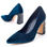 Zapato De Tacon Para Mujer Color Azul Talla 38 - 1