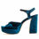 Zapato De Tacon Para Mujer Color Azul Talla 40 - Foto 5