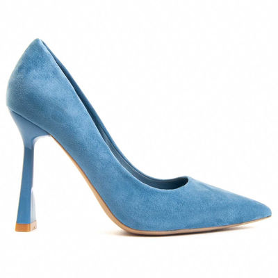 Zapato De Tacón Para Mujer Color Azul Talla 41 - Foto 2