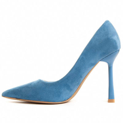 Zapato De Tacón Para Mujer Color Azul Talla 41 - Foto 5