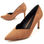 Zapato De Tacon Para Mujer Color Marrón Talla 36 - 1