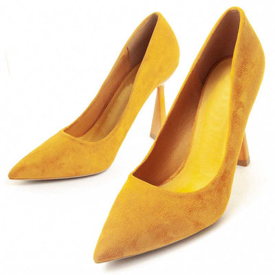 Zapato De Tacón Para Mujer Color Naranja Talla 35