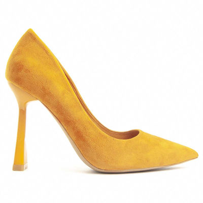 Zapato De Tacón Para Mujer Color Naranja Talla 35 - Foto 2