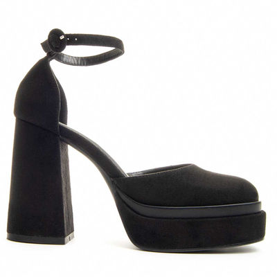 Zapato De Tacon Para Mujer Color Negro Talla 35 - Foto 2