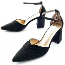 Zapato De Tacón Para Mujer Color Negro Talla 35