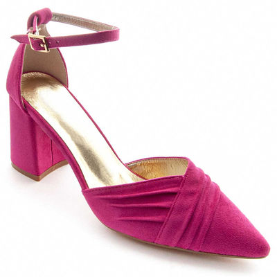Zapato De Tacón Para Mujer Color Rosa Talla 37 - Foto 2
