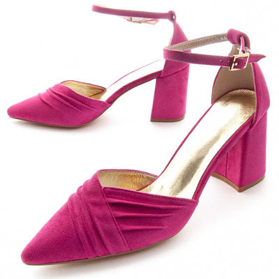 Zapato De Tacón Para Mujer Color Rosa Talla 37