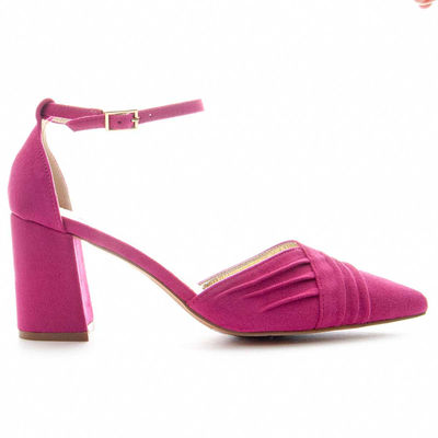 Zapato De Tacón Para Mujer Color Rosa Talla 37 - Foto 3