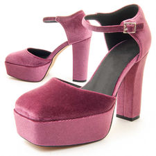 Zapato De Tacon Para Mujer Color Rosa Talla 37