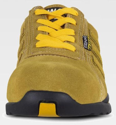 Zapato serraje con cordones homologado color amarillo - Foto 3