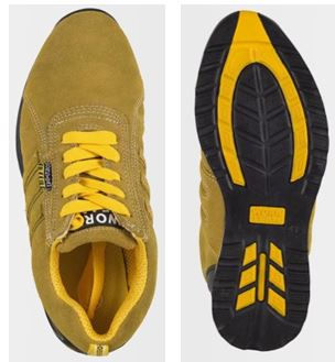 Zapato serraje con cordones homologado color amarillo - Foto 5