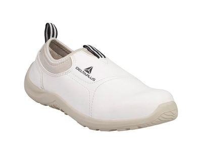 Zapatos de seguridad deltaplus microfibra pu suela pu mono-densidad color blanco - Foto 2