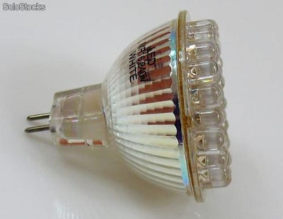 Żarówka diodowa 48 LED , GWINT MR16 220-240V - Zdjęcie 2