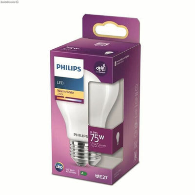 Żarówka LED Philips 6,6 x 10,4 cm E 8,5 W E27 1055 lm 6 x 10,4 cm (2700 K)