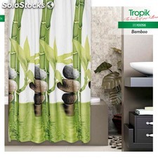 Zasłony prysznicowe TROPIK Bamboo 110x200 (2 szt.)