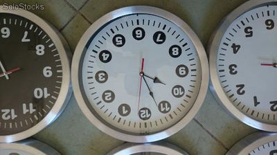 Zegar ścienny 30 cm aluminium różne wzory - Zdjęcie 5