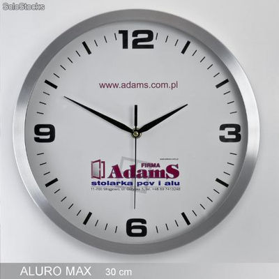 zegar ścienny Aluro Max
