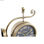 Zegar Ścienny DKD Home Decor Stacja 29 x 10 x 39,5 cm Żelazo Vintage (2 Sztuk) - 3