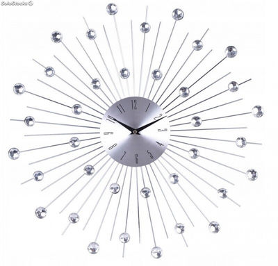 Zegar ścienny duży 3D kryształy