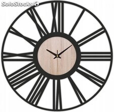 Zegar ścienny rzymski metalowy retro loft industrial 40cm