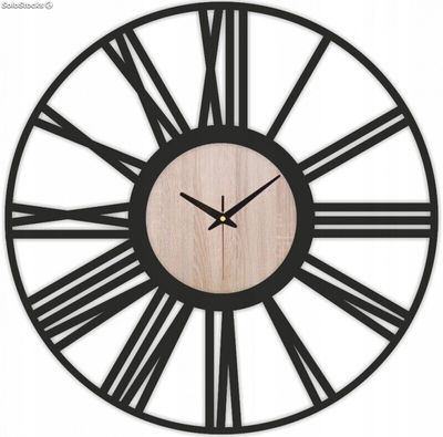 Zegar ścienny rzymski metalowy retro loft industrial 40cm