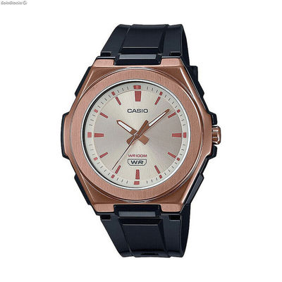 Zegarek Unisex Casio lwa-300HRG-5EVEF Czarny Różowo-złoty