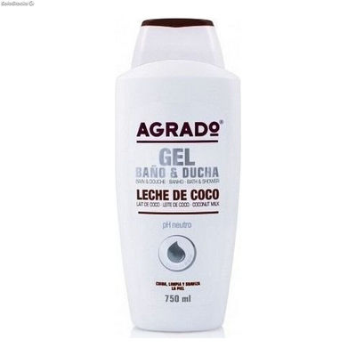 Żel pod Prysznic Leche de Coco Agrado (750 ml)