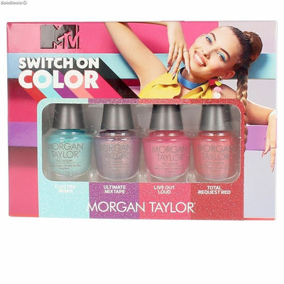 Zestaw Do Makijażu Morgan Taylor Switch On Color 4 Części