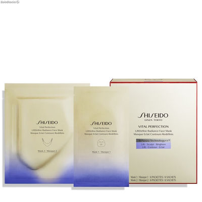 Zestaw Kosmetyków dla Kobiet Shiseido Vital Perfection LiftDefine Radiance (6 pc