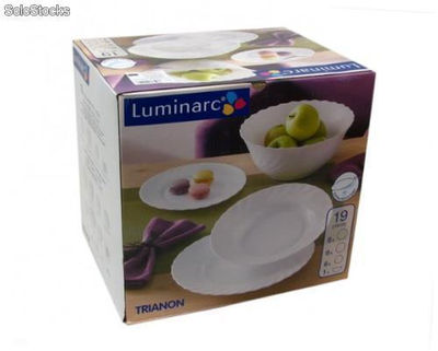 Zestaw obiadowy Luminarc - Trianon - 19 el