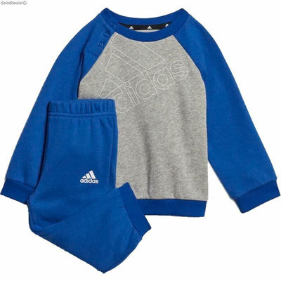 Zestaw Sportowy dla Dziecka Adidas Essentials Logo Szary