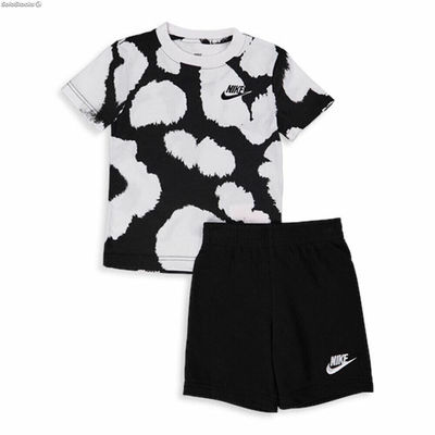 Zestaw Sportowy dla Dziecka Nike Dye Dot Czarny