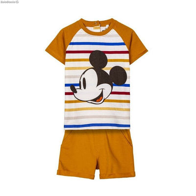 Zestaw ubrań Mickey Mouse Musztarda Dziecięcy