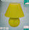 Zielona lampa stołowa 1xe14 abażur - Zdjęcie 2