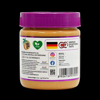 Zimmer &amp;amp; Co Smooth Peanut Butter 4.5 KG | Combo of 12 Jars 340G. - Foto 3