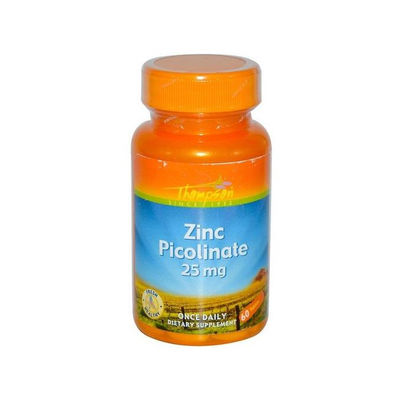 Zinc Picolinate 25 mg 60 Tablets