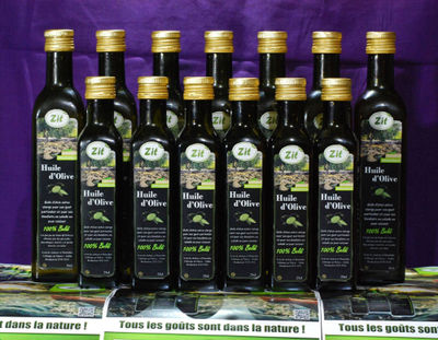 Zit Huile d&amp;#39;Olive Vierge Extra au pure gout 100% naturelle 1L/50cl/25cl - Photo 3