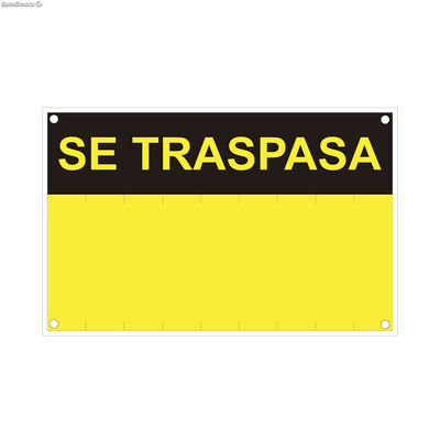 Znak Normaluz Se Traspasa PVC (35 x 45 cm)