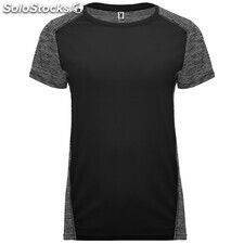 Zolder woman t-shirt s/l white/heather black ROCA66630301243 - Foto 2
