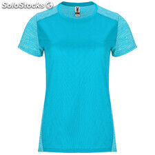 Zolder woman t-shirt s/l white/heather fluor coral ROCA66630301244 - Foto 3
