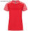 Zolder woman t-shirt s/l white/heather fluor coral ROCA66630301244 - Photo 5