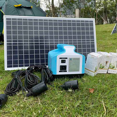Zonergy 60w Panel Mini DC Batería Kit de luz Sistema de energía solar Generador